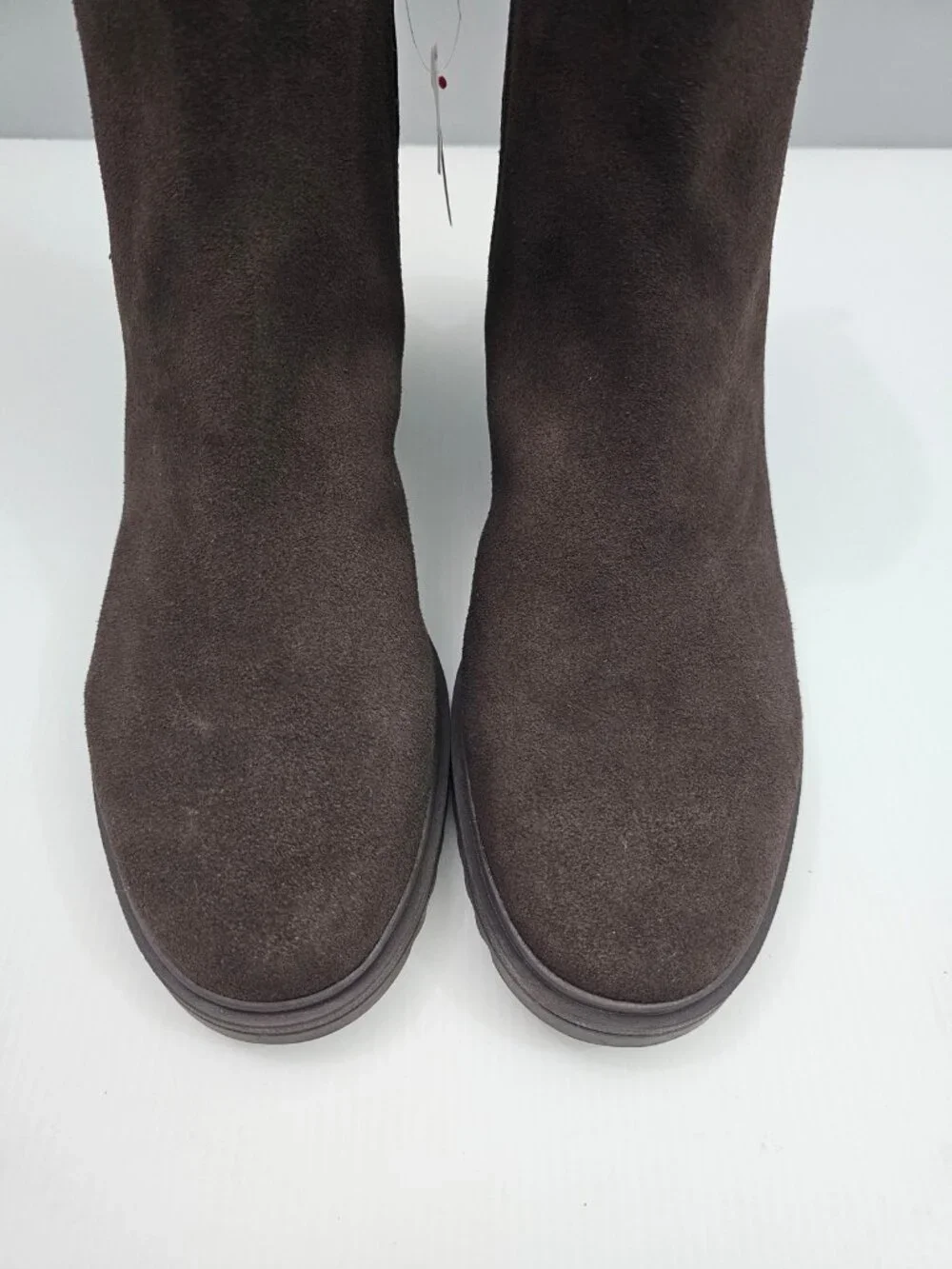 Blondo Cammie Waterproof Ankle Boot Womens 10 Brown Suede Lug Sole Fall NEW - Picture 6 of 14